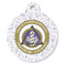 Dental Insignia / Emblem Round Pet ID Tag (Personalized)