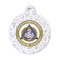 Dental Insignia / Emblem Round Pet ID Tag - Small - Front View