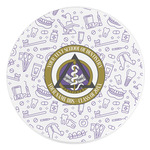 Dental Insignia / Emblem Round Stone Trivet (Personalized)