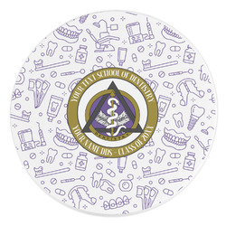 Emblem of Dentistry Round Stone Trivet (Personalized)