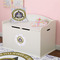 Dental Insignia / Emblem Round Wall Decal on Toy Chest
