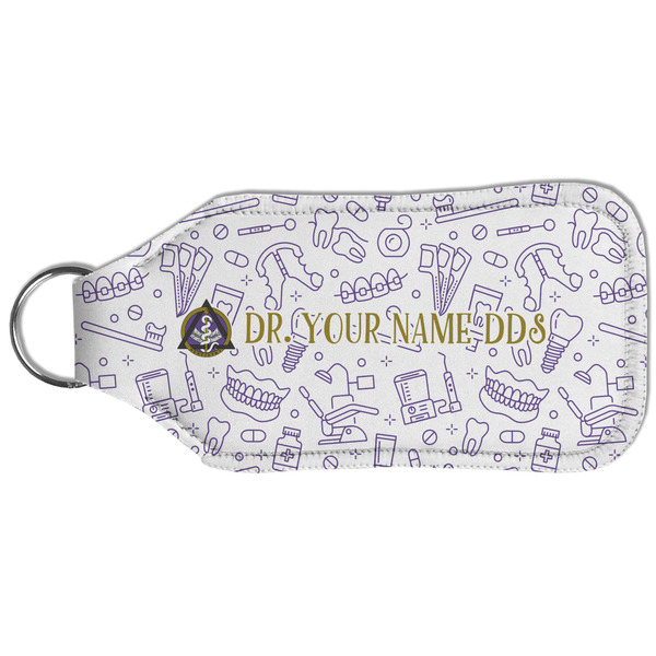 Dental Insignia / Emblem Sanitizer Holder Keychain - Large (Back)