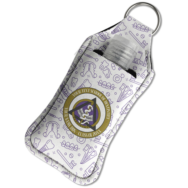 Dental Insignia / Emblem Sanitizer Holder Keychain - Large in Case