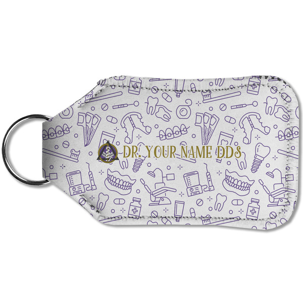 Dental Insignia / Emblem Sanitizer Holder Keychain - Small (Back)