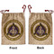 Dental Insignia / Emblem Santa Bag - Front and Back