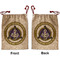 Dental Insignia / Emblem Santa Sack - Double-Sided (Personalized)