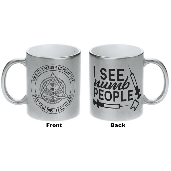 Dental Insignia / Emblem Silver Mug - Approval