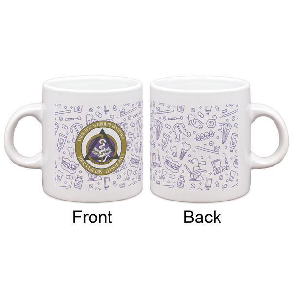 Dental Insignia / Emblem Single Shot Espresso Cup - Single - Front & Back
