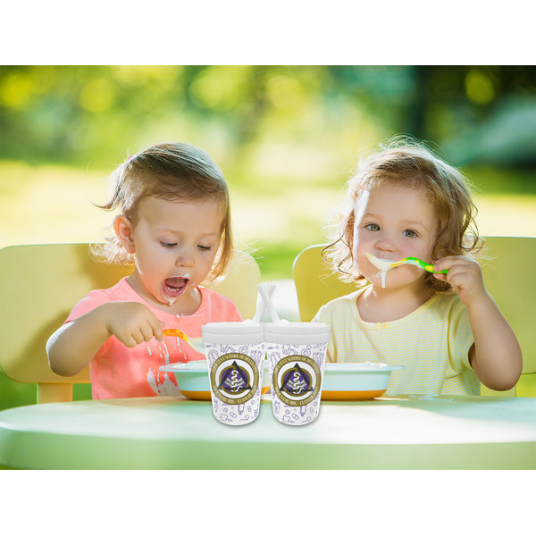 Dental Insignia / Emblem Sippy Cups w/Straw - Lifestlye