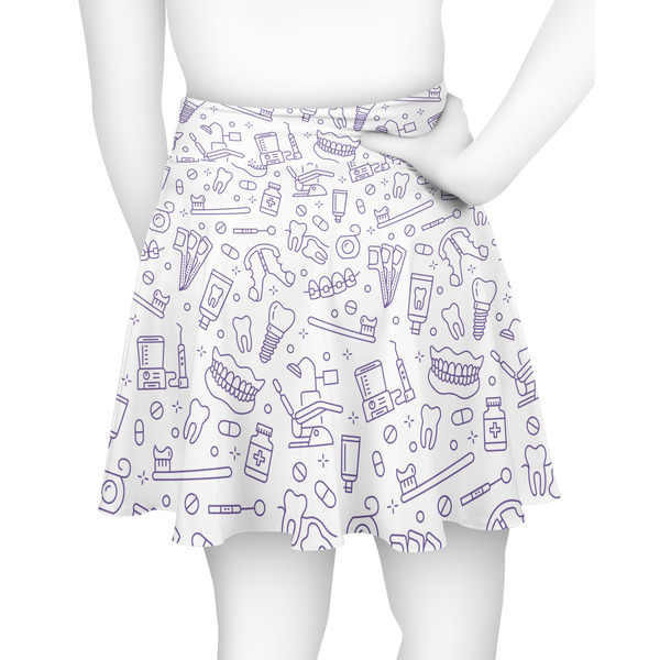 Dental Insignia / Emblem Skater Skirt - Back
