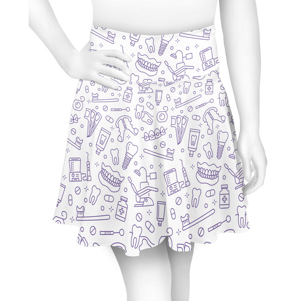 Custom Dental Insignia / Emblem Skater Skirt - X Small