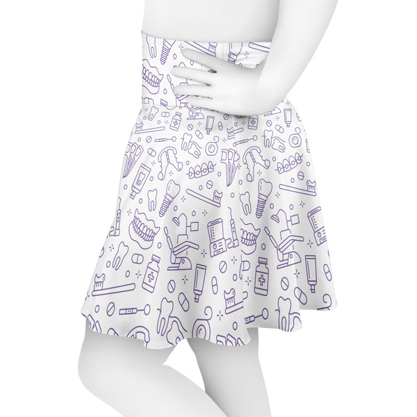 Dental Insignia / Emblem Skater Skirt - Side