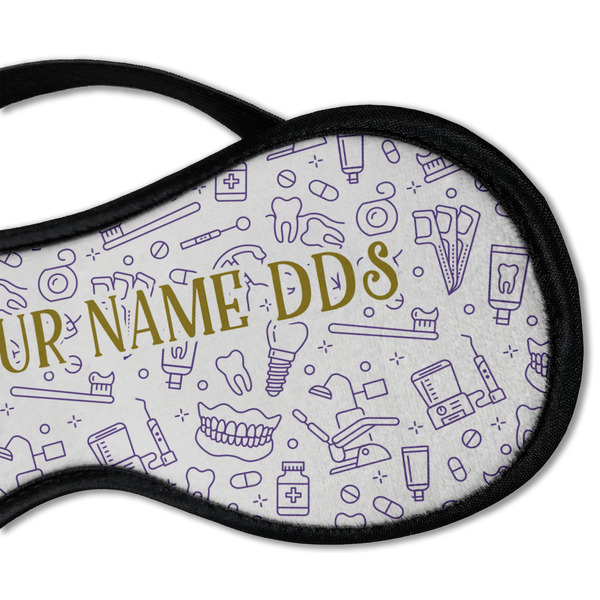 Dental Insignia / Emblem Sleeping Eye Mask - DETAIL Large
