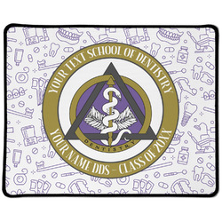 Dental Insignia / Emblem Gaming Mouse Pad - Large - 12.5" x 10" (Personalized)