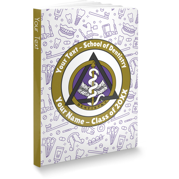 Custom Dental Insignia / Emblem Softbound Notebook (Personalized)