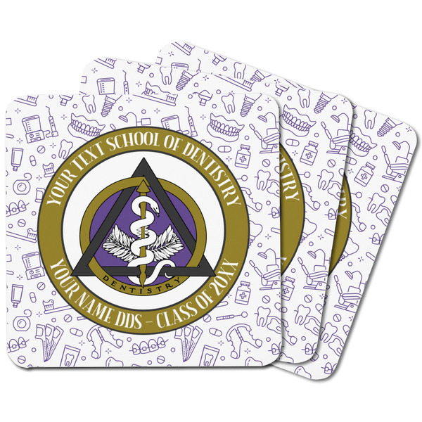 Dental Insignia / Emblem Square Fridge Magnet - MAIN