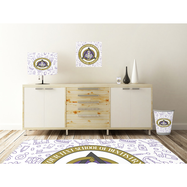 Dental Insignia / Emblem Square Wall Decal Wooden Desk