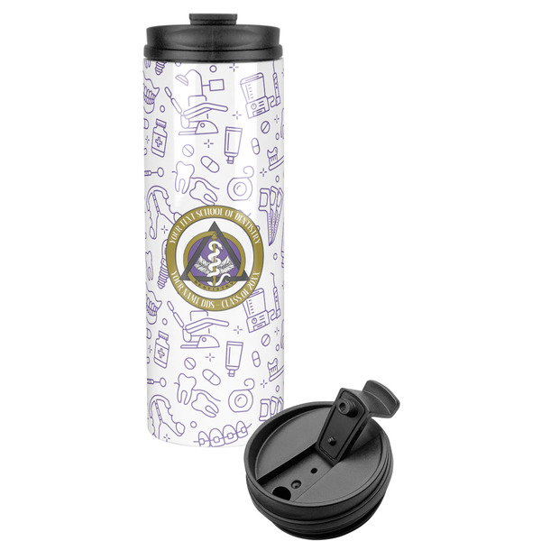 Custom Dental Insignia / Emblem Stainless Steel Skinny Tumbler (Personalized)