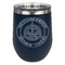 Dental Insignia / Emblem Stainless Wine Tumblers - Navy - Double Sided - Front