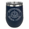 Dental Insignia / Emblem Stainless Wine Tumblers - Navy - Single Sided - Front