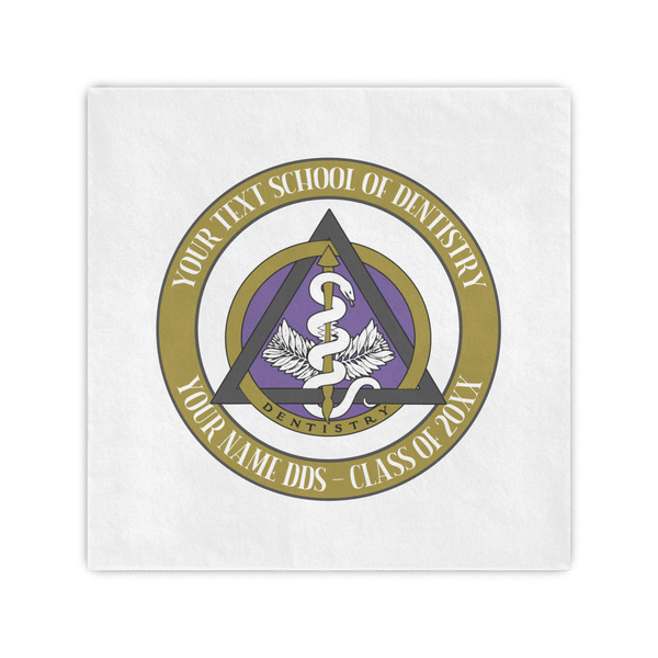 Custom Dental Insignia / Emblem Cocktail Napkins (Personalized)