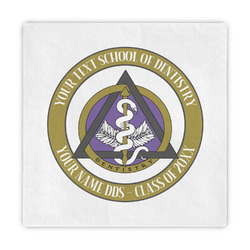 Dental Insignia / Emblem Decorative Paper Napkins (Personalized)