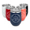 Dental Insignia / Emblem Steel Wine Tumblers Multiple Colors