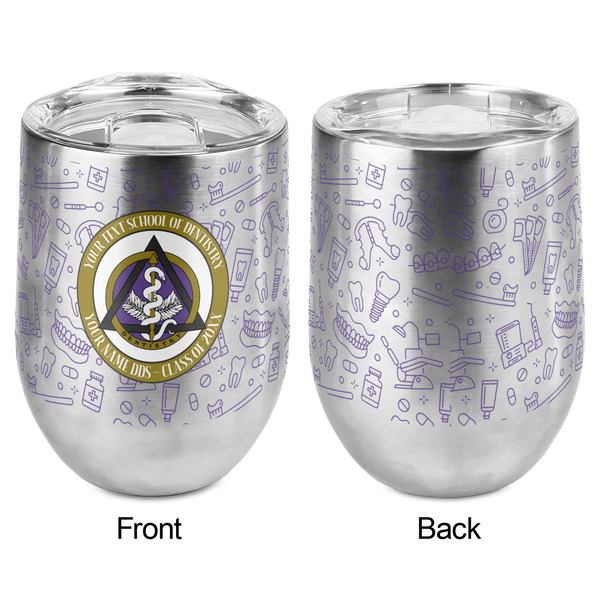Dental Insignia / Emblem Stemless Wine Tumbler - Full Print - Approval