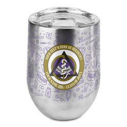 Dental Insignia / Emblem Stemless Wine Tumbler - Full Print (Personalized)