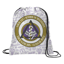 Dental Insignia / Emblem Drawstring Backpack - Large (Personalized)