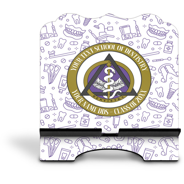 Dental Insignia / Emblem Stylized Tablet Stand - Front without iPad