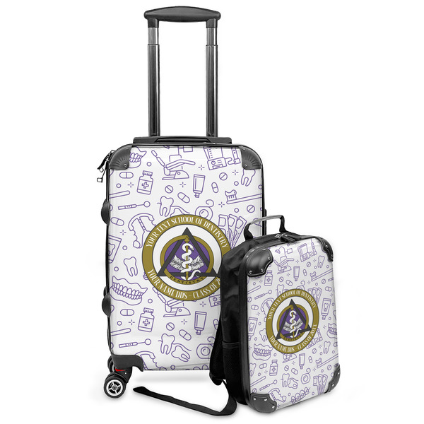 Custom Dental Insignia / Emblem Kids 2-Piece Luggage Set - Suitcase & Backpack (Personalized)