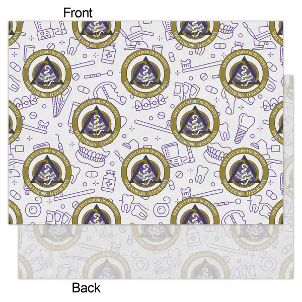 Dental Insignia / Emblem Tissue Paper - Heavyweight - Large - Front & Back