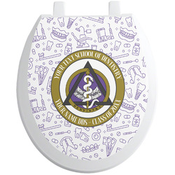 Dental Insignia / Emblem Toilet Seat Decal - Round (Personalized)