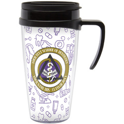 Dental Insignia / Emblem Acrylic Travel Mug with Handle (Personalized)