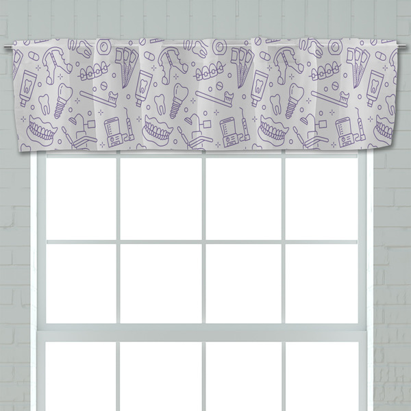 Dental Insignia / Emblem Valance - Closeup on window