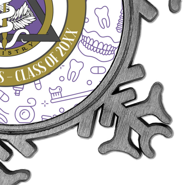 Dental Insignia / Emblem Vintage Snowflake - Detail