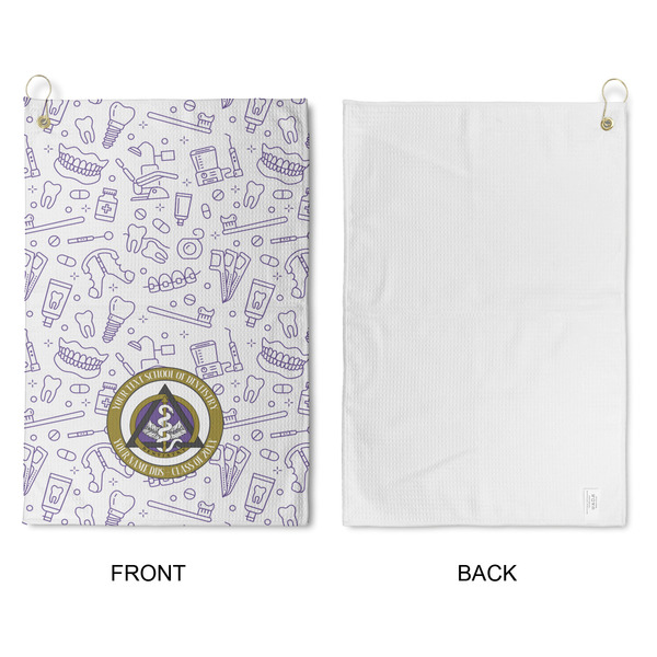 Dental Insignia / Emblem Waffle Weave Golf Towel - Approval