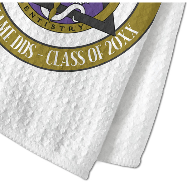 Dental Insignia / Emblem Waffle Weave Towel - Closeup of Material Image