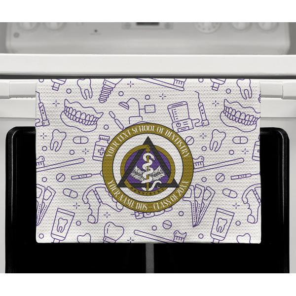 Dental Insignia / Emblem Waffle Weave Towel - Full Color Print - Lifestyle2 Image