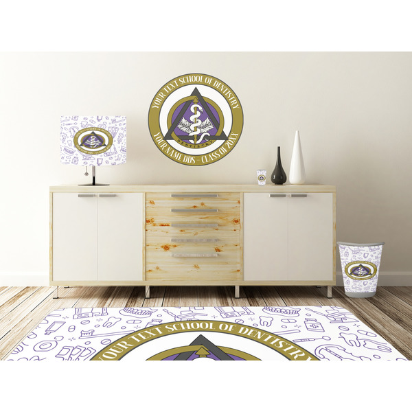 Dental Insignia / Emblem Wall Graphic Decal Wooden Desk