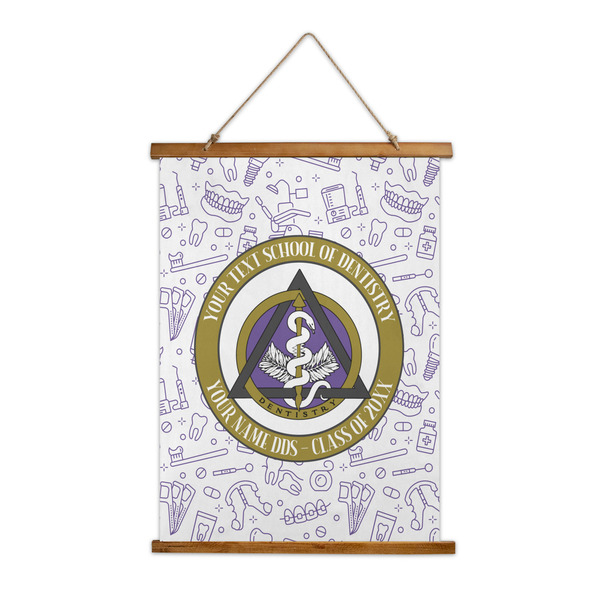 Custom Dental Insignia / Emblem Wall Hanging Tapestry - Tall (Personalized)