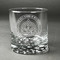 Dental Insignia / Emblem Whiskey Glass - Front