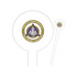 Dental Insignia / Emblem Round Plastic Food Picks (Personalized)