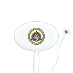 Dental Insignia / Emblem Oval Plastic Stir Sticks (Personalized)