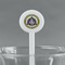 Dental Insignia / Emblem White Plastic 7" Stir Stick - Round - Main