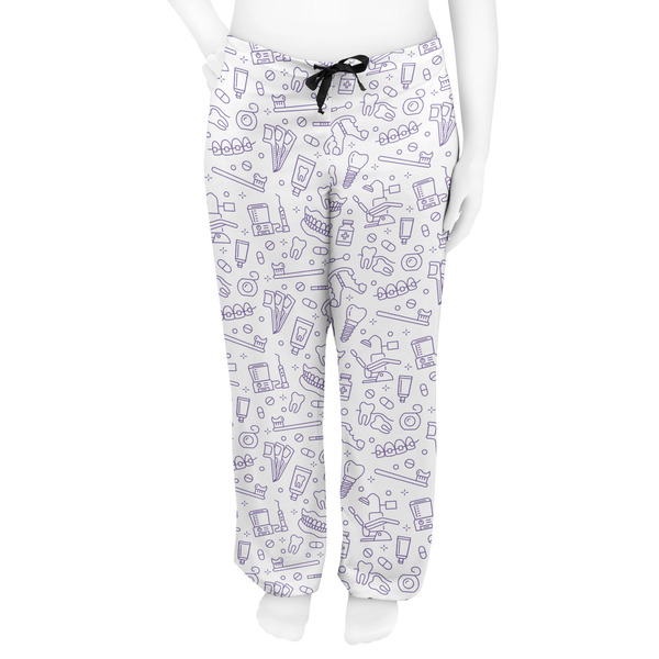 Dental Insignia / Emblem Women's Pj on model - Front