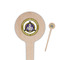 Dental Insignia / Emblem 4" Round Wooden Food Picks - Double-Sided (Personalized)