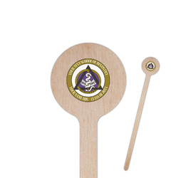 Dental Insignia / Emblem Round Wooden Stir Sticks (Personalized)