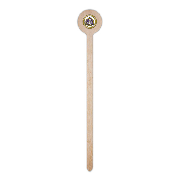 Dental Insignia / Emblem Wooden 6" Stir Stick - Round - Single Stick
